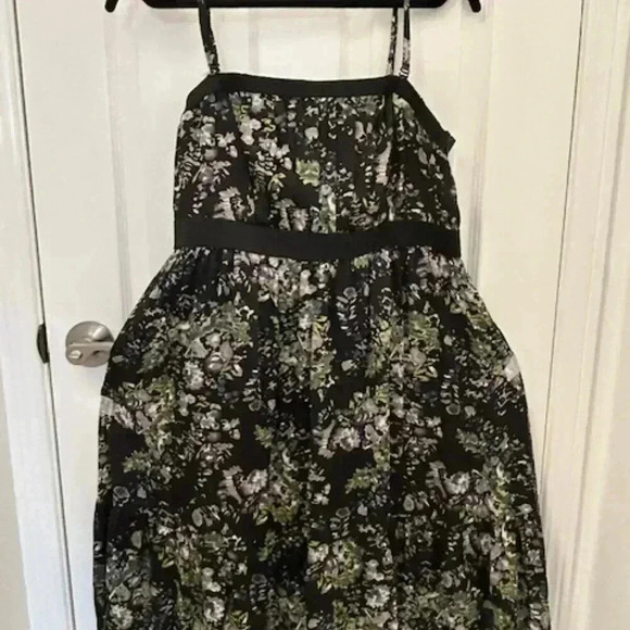 Kensie Floral Elastic  Waist High-Low Dress - Picture 3 of 12